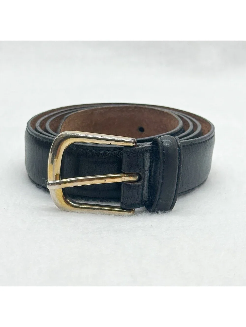 Classic Black Dress Belt Genuine Leather Made In USA Men’s Size 36
